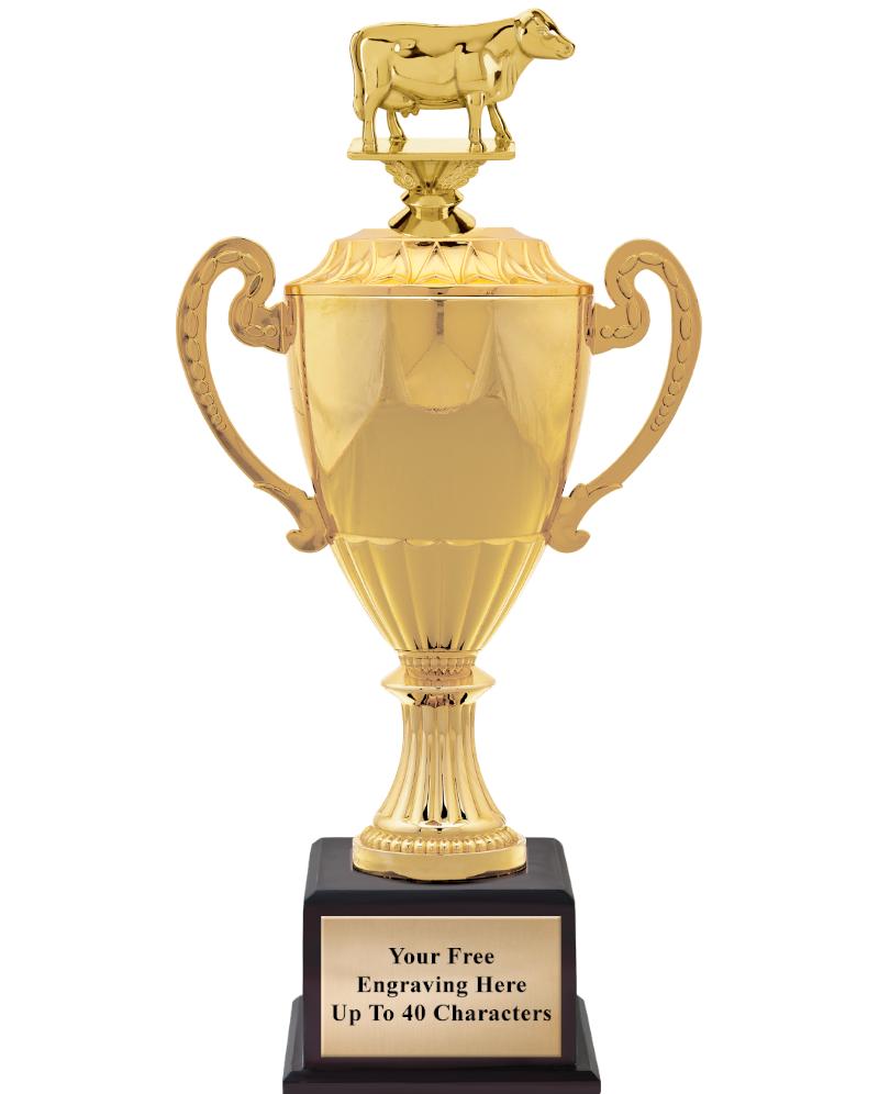 16 3/4" SOVEREIGN CUP W/FIGURE