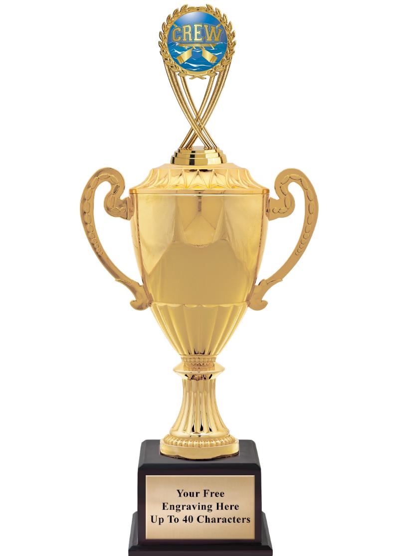 16 3/4" SOVEREIGN CUP W/FIGURE