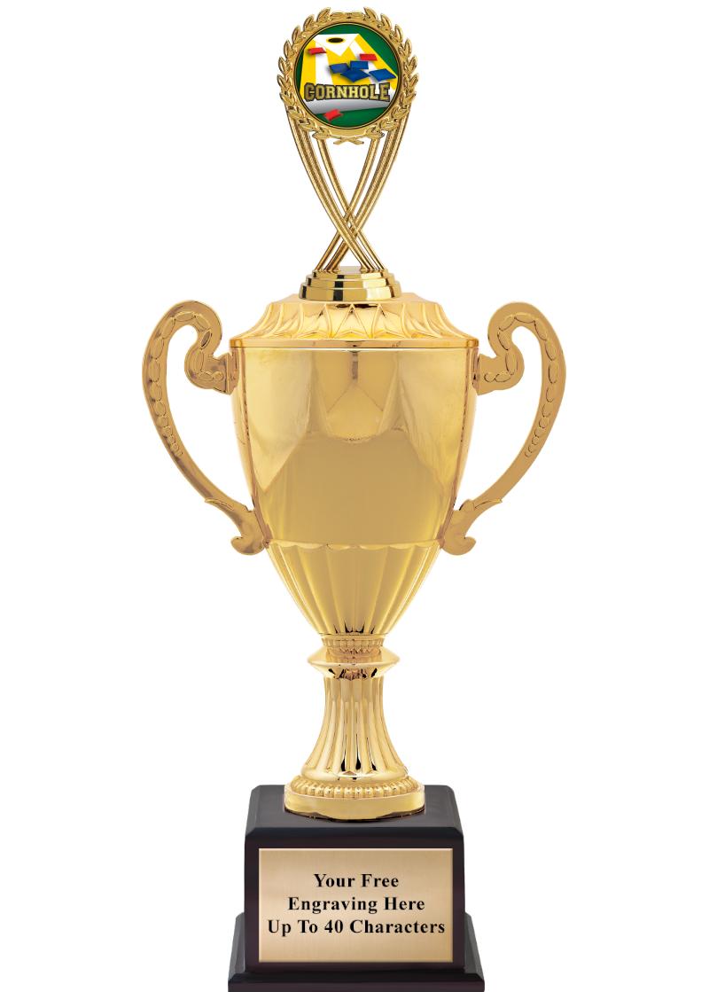 16 3/4" SOVEREIGN CUP W/FIGURE