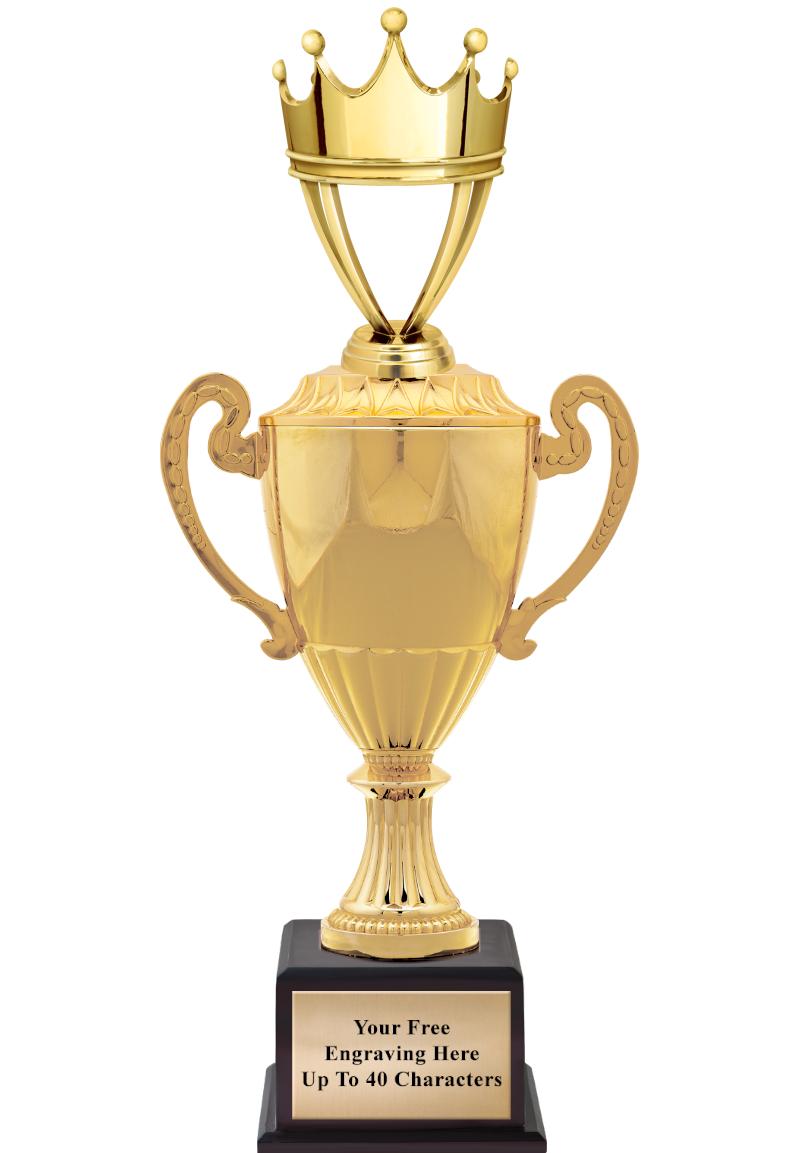 16 3/4" SOVEREIGN CUP W/FIGURE