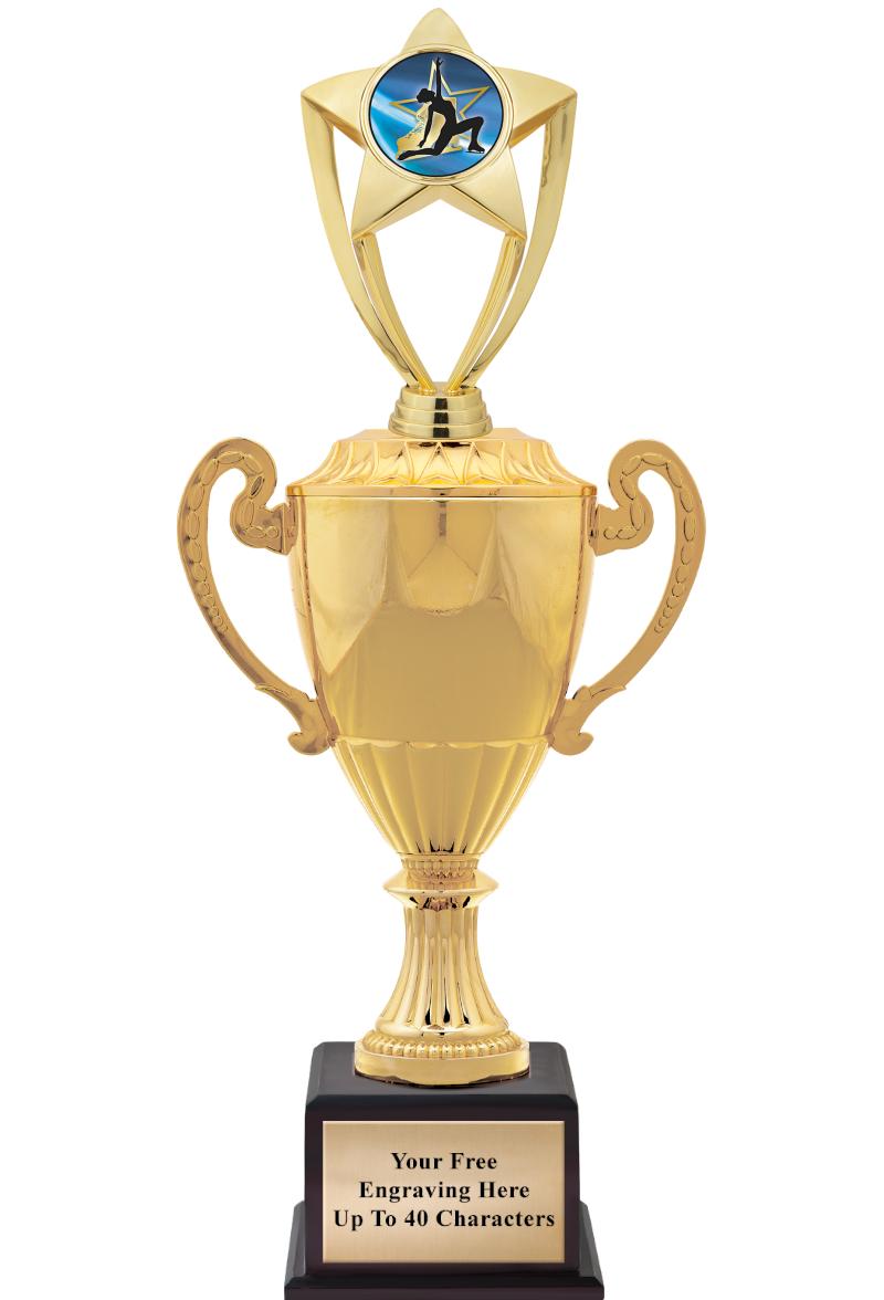 16 3/4" SOVEREIGN CUP W/FIGURE