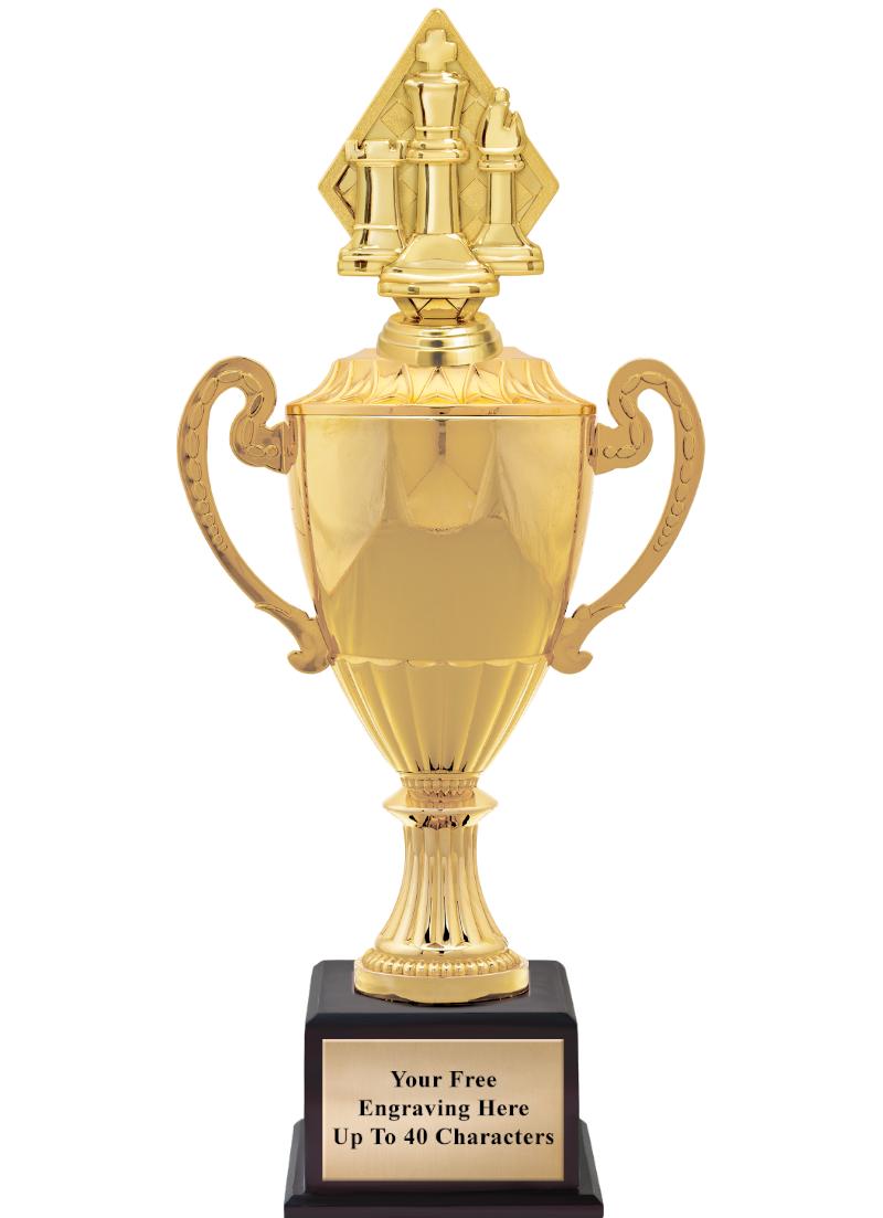 16 3/4" SOVEREIGN CUP W/FIGURE