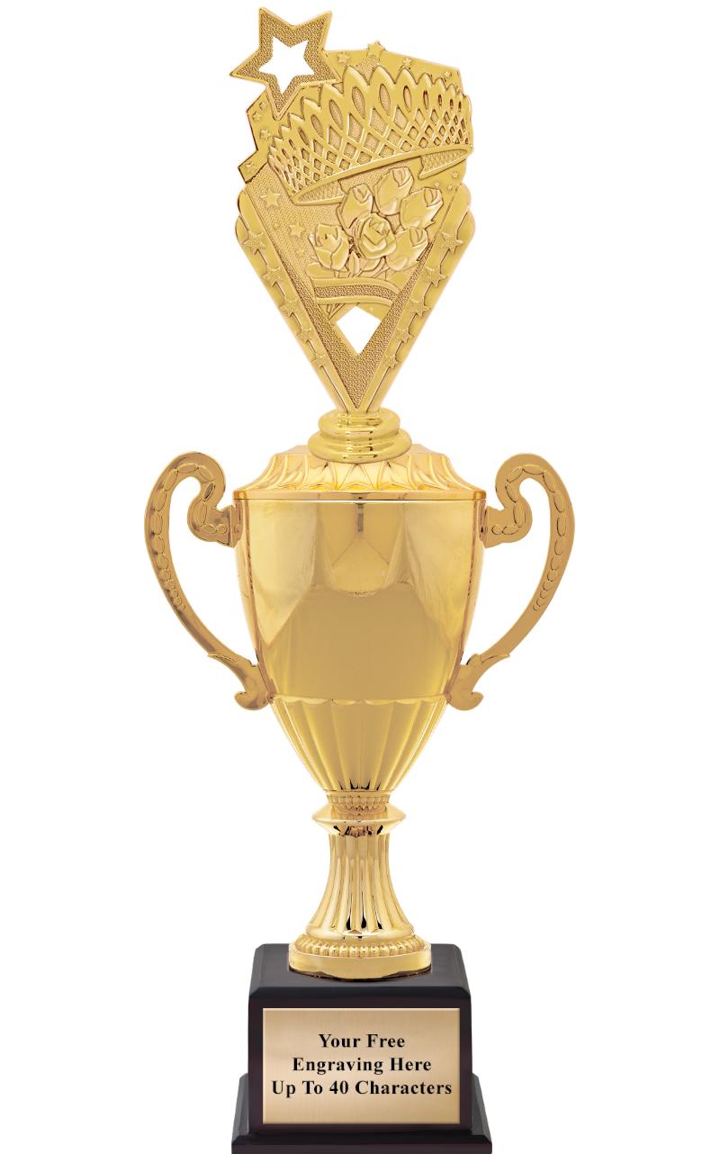 16 3/4" SOVEREIGN CUP W/FIGURE