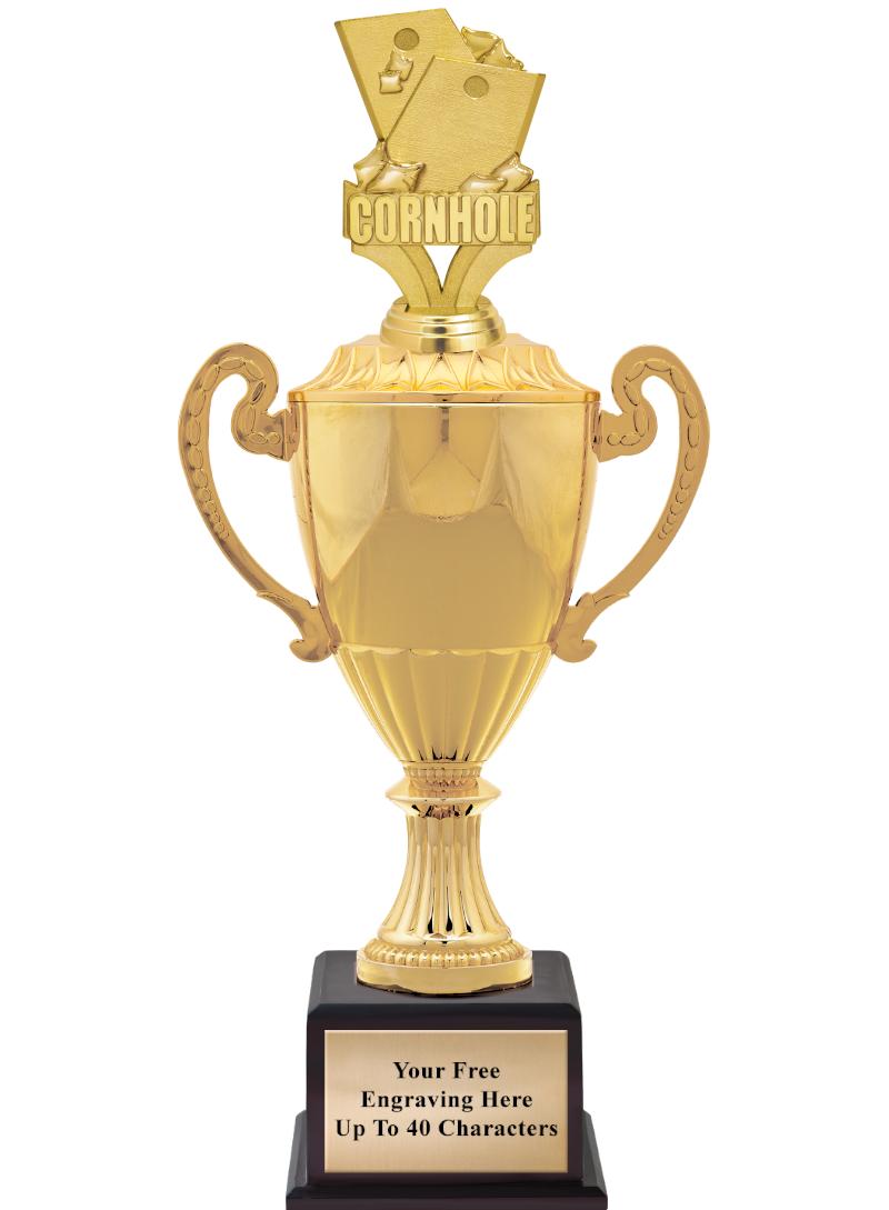 16 3/4" SOVEREIGN CUP W/FIGURE