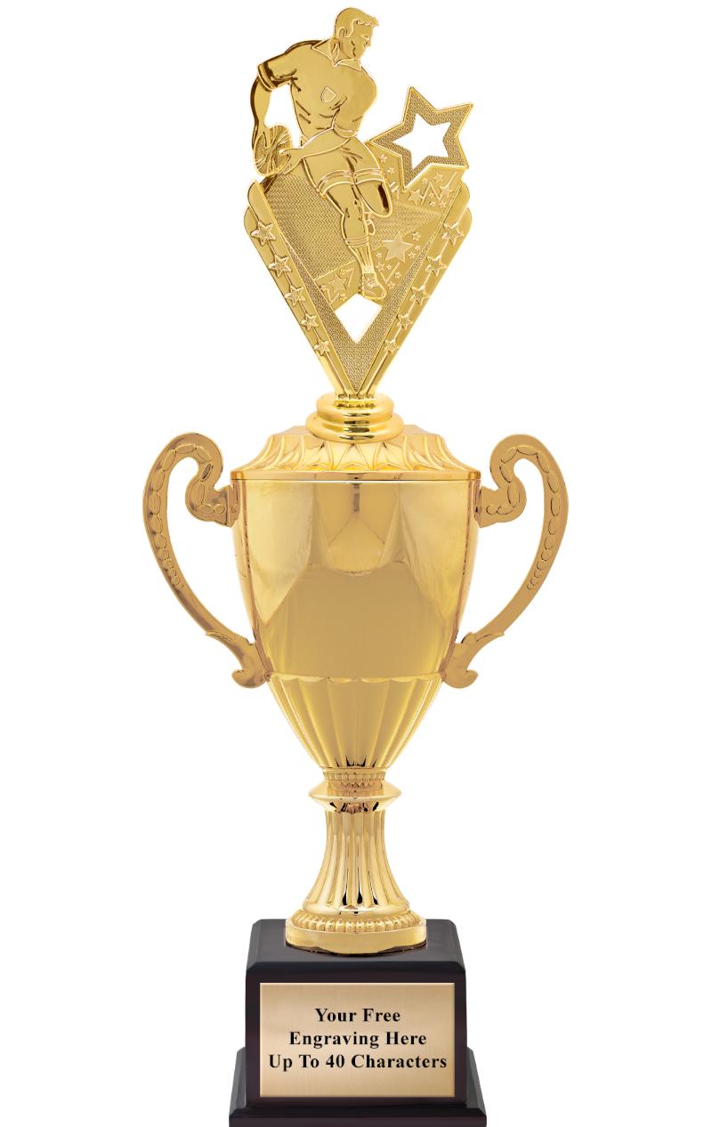 16 3/4" SOVEREIGN CUP W/FIGURE