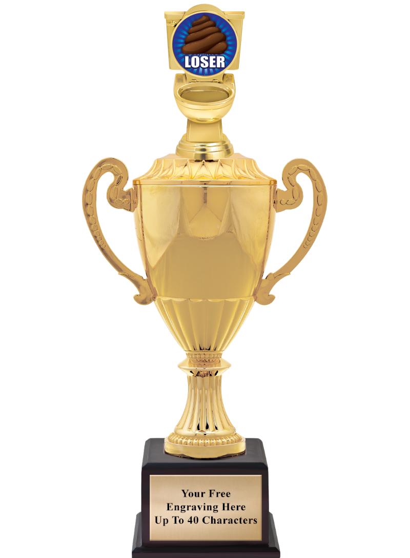 16 3/4" SOVEREIGN CUP W/FIGURE