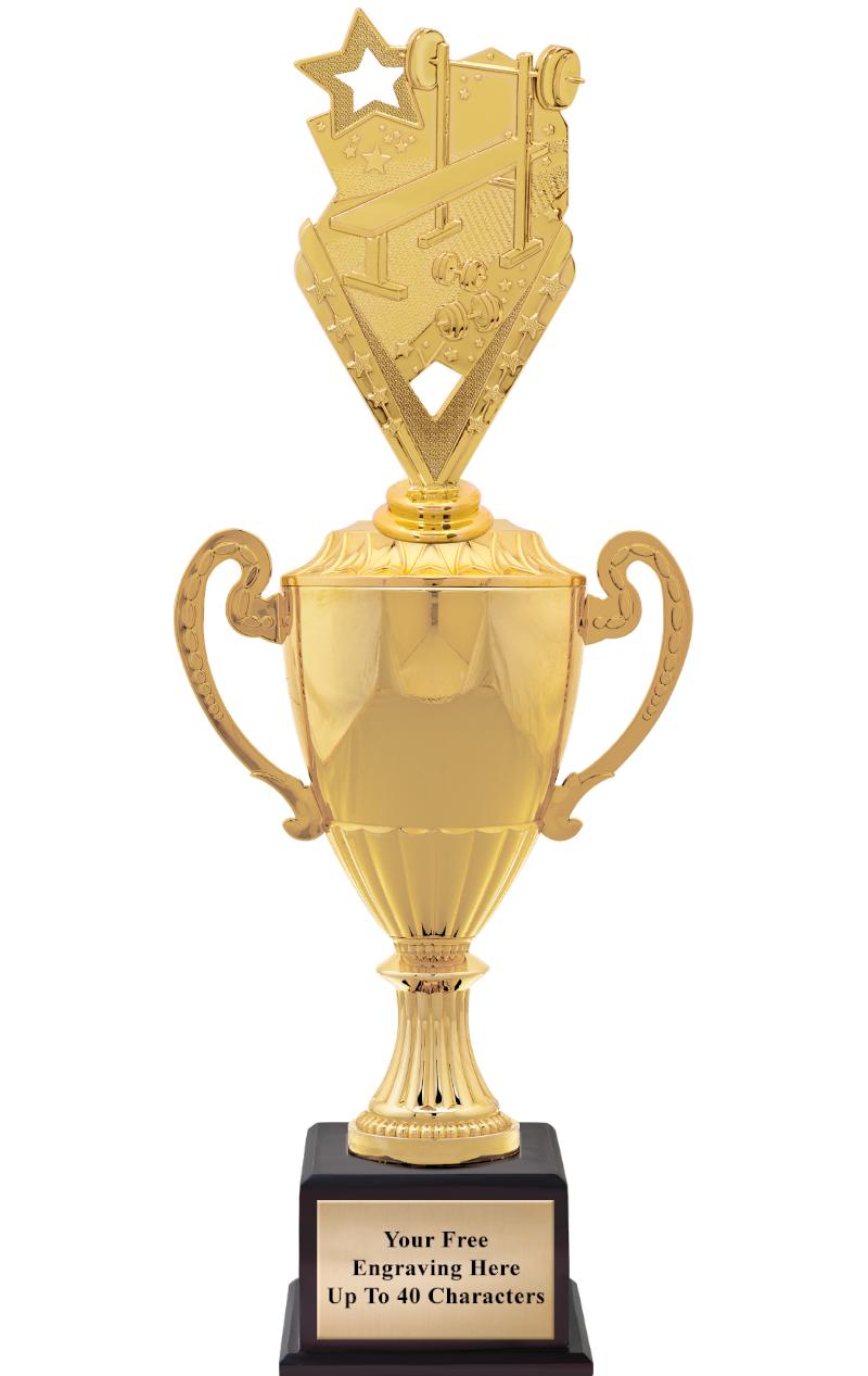 16 3/4" SOVEREIGN CUP W/FIGURE