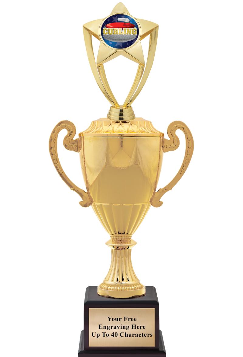 16 3/4" SOVEREIGN CUP W/FIGURE