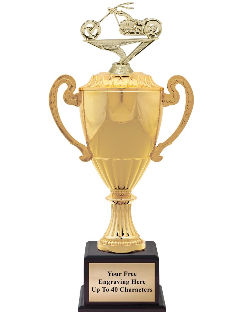 16 3/4" SOVEREIGN CUP W/FIGURE