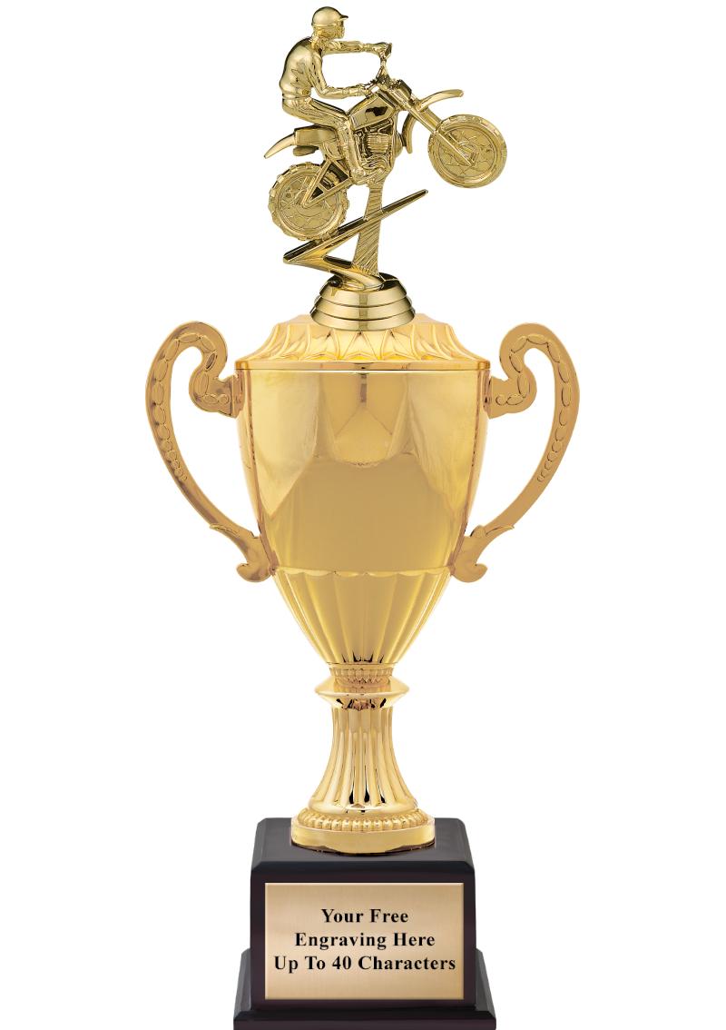 16 3/4" SOVEREIGN CUP W/FIGURE