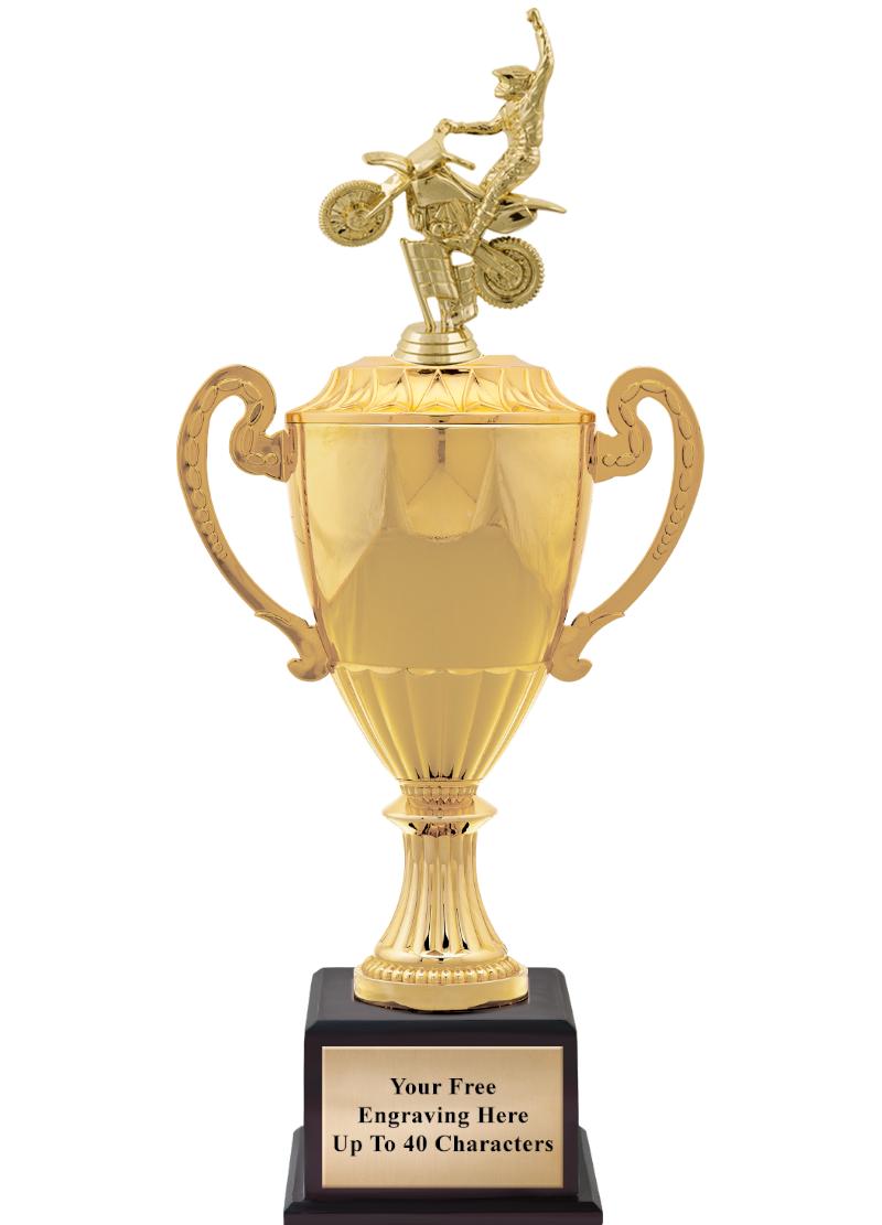 16 3/4" SOVEREIGN CUP W/FIGURE