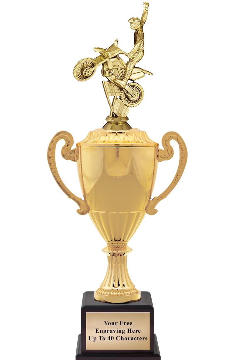 16 3/4" SOVEREIGN CUP W/FIGURE