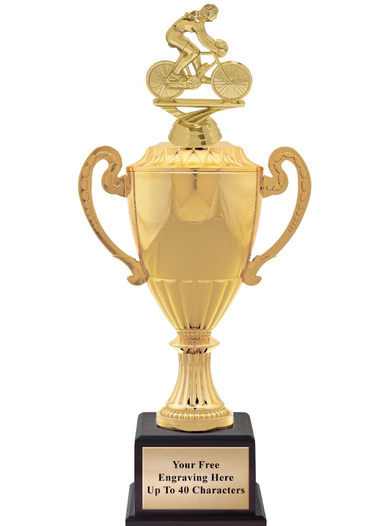 16 3/4" SOVEREIGN CUP W/FIGURE