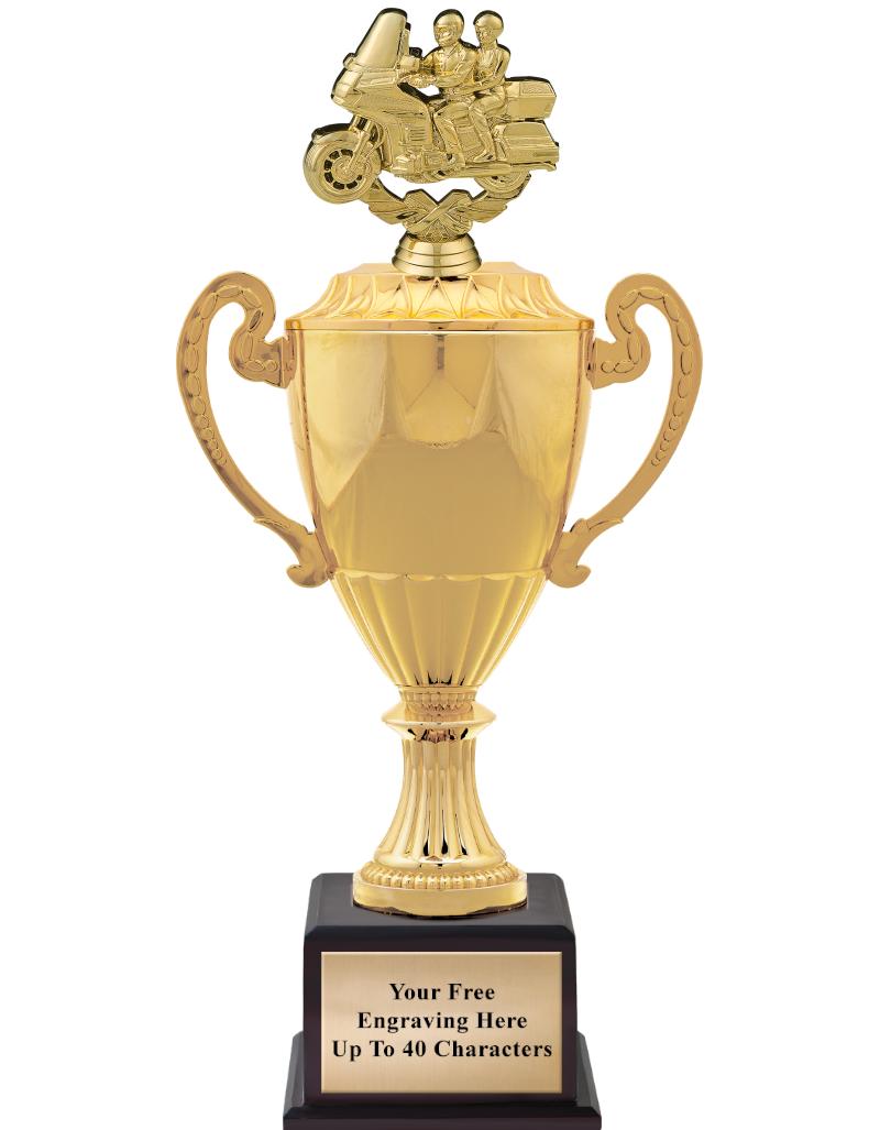 16 3/4" SOVEREIGN CUP W/FIGURE