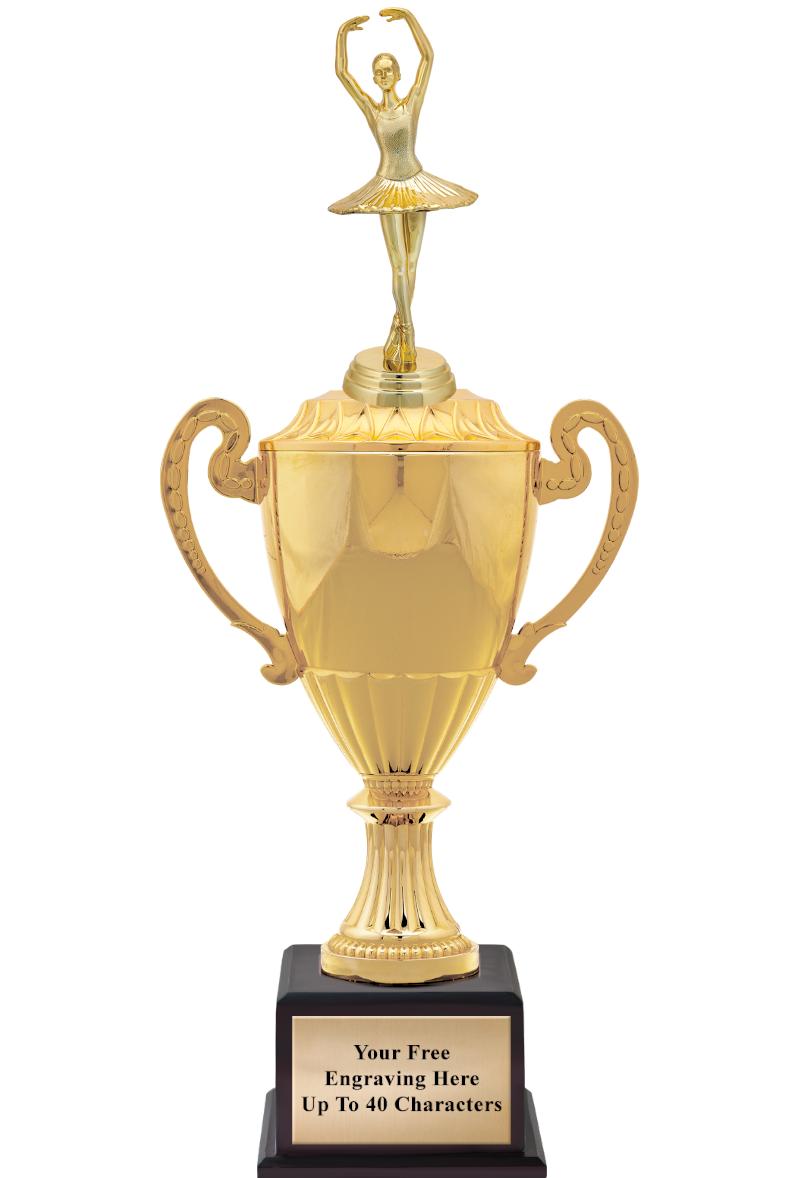 16 3/4" SOVEREIGN CUP W/FIGURE