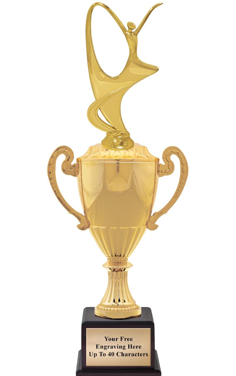 16 3/4" SOVEREIGN CUP W/FIGURE