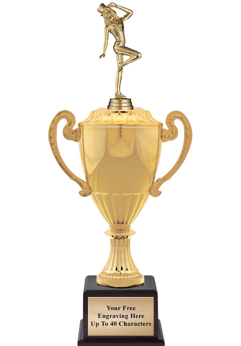 16 3/4" SOVEREIGN CUP W/FIGURE