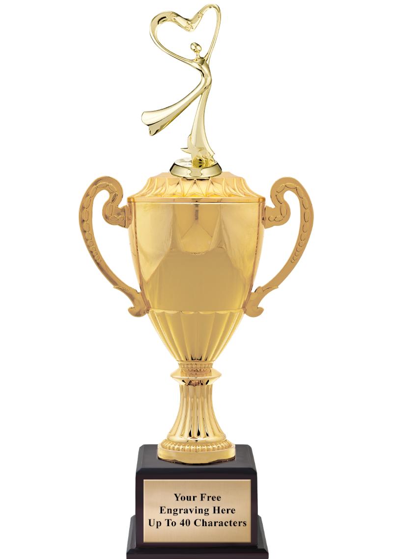16 3/4" SOVEREIGN CUP W/FIGURE