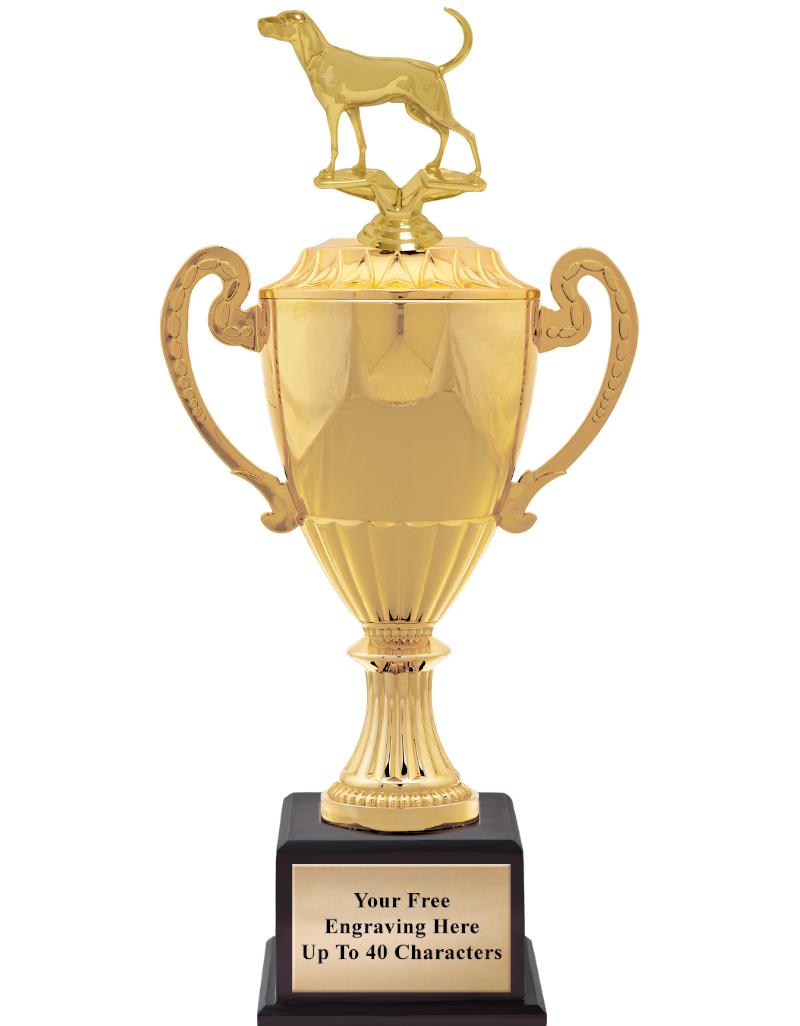 16 3/4" SOVEREIGN CUP W/FIGURE