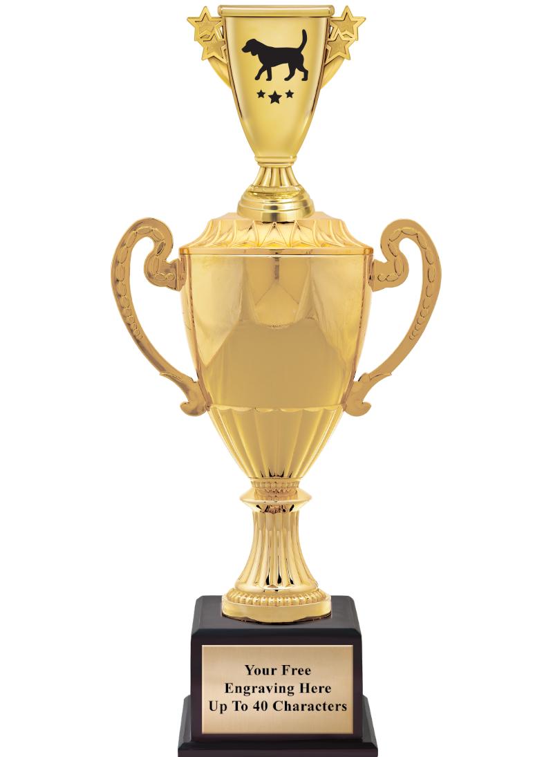 16 3/4" SOVEREIGN CUP W/FIGURE