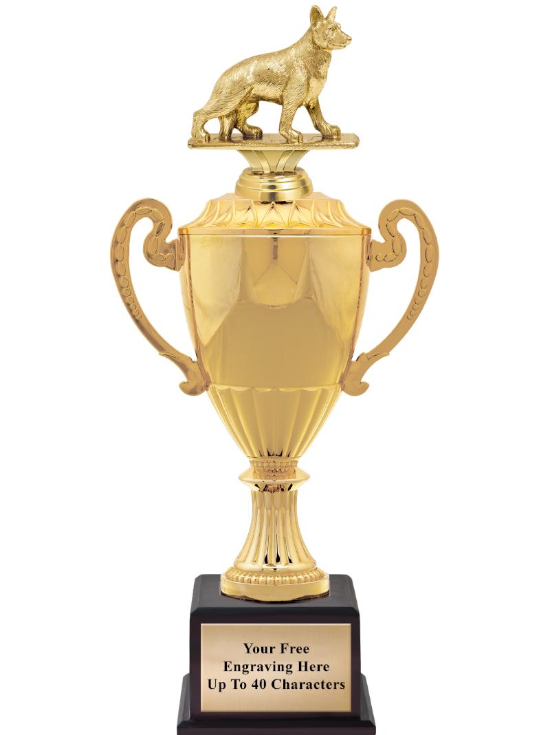 16 3/4" SOVEREIGN CUP W/FIGURE