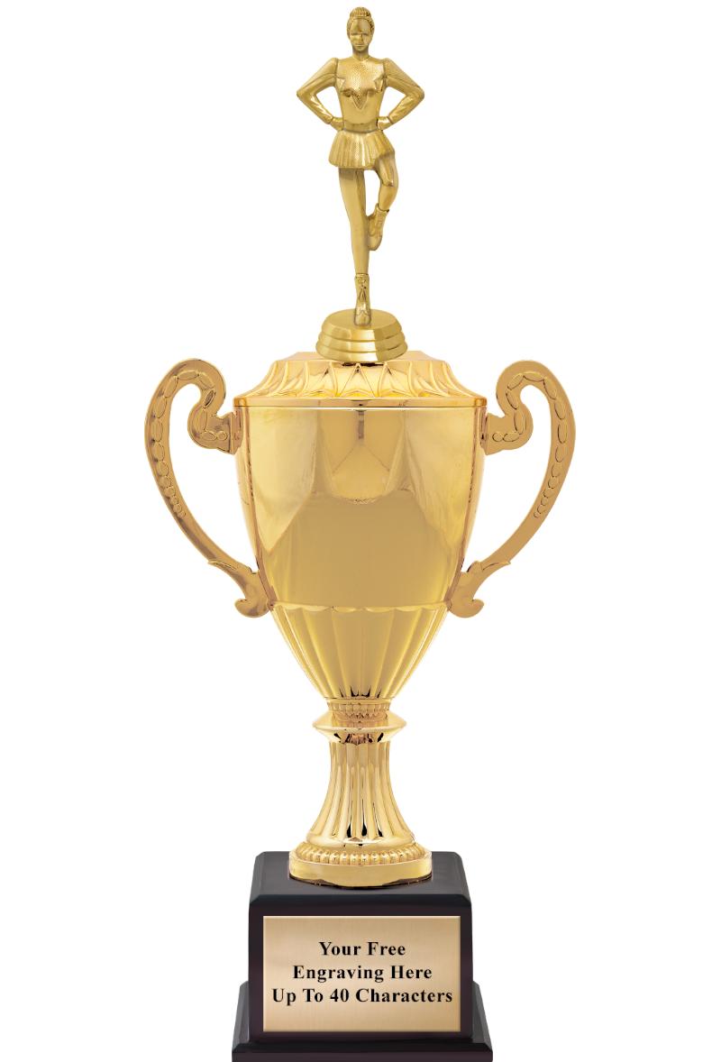 16 3/4" SOVEREIGN CUP W/FIGURE