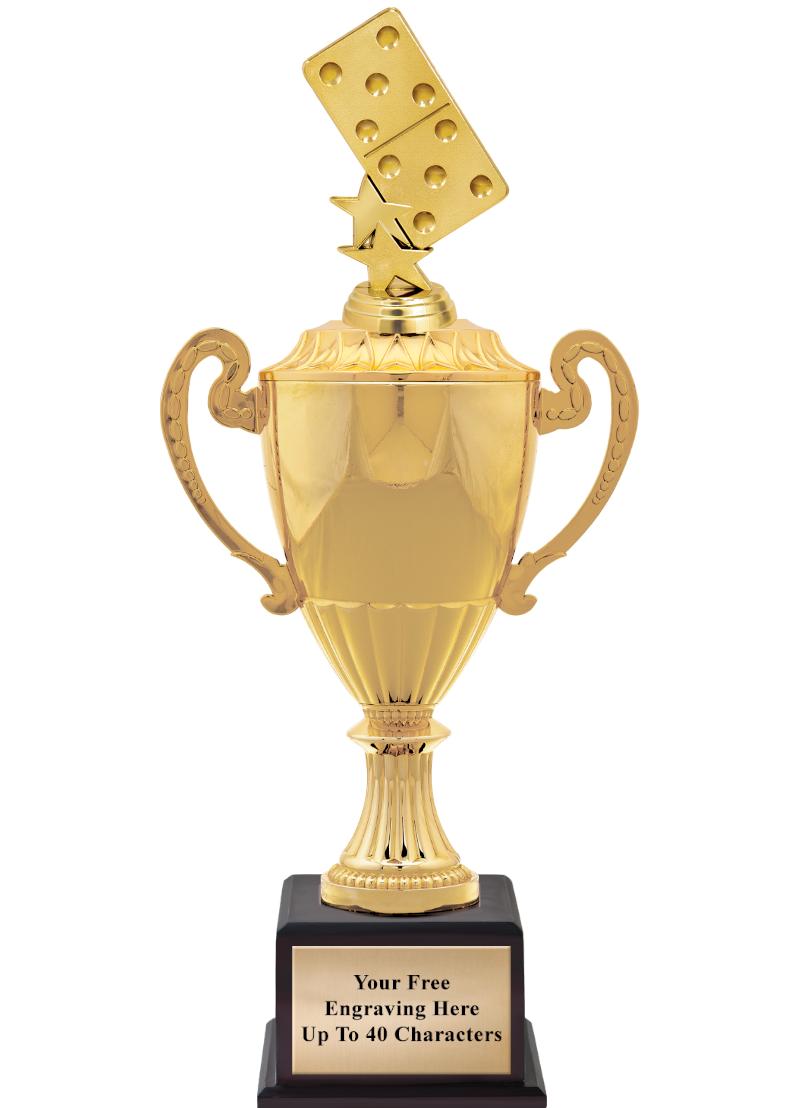 16 3/4" SOVEREIGN CUP W/FIGURE