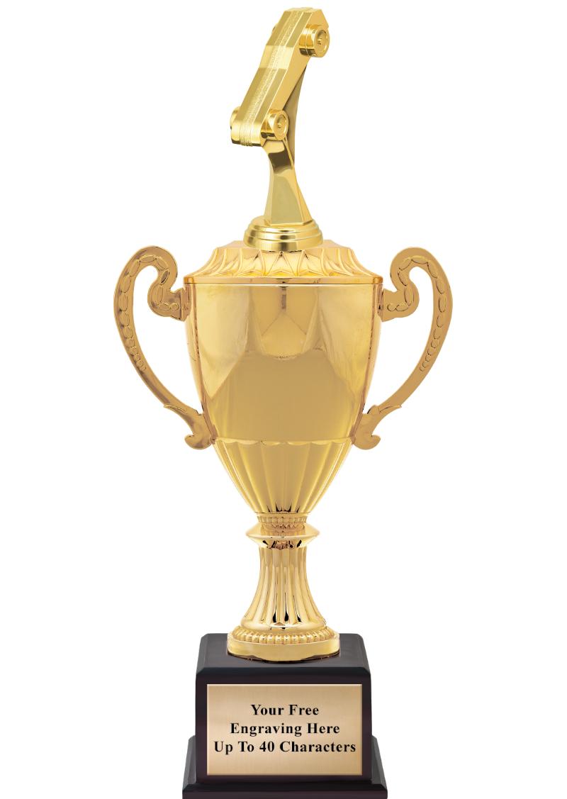 16 3/4" SOVEREIGN CUP W/FIGURE