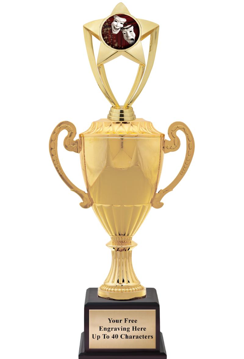 16 3/4" SOVEREIGN CUP W/FIGURE