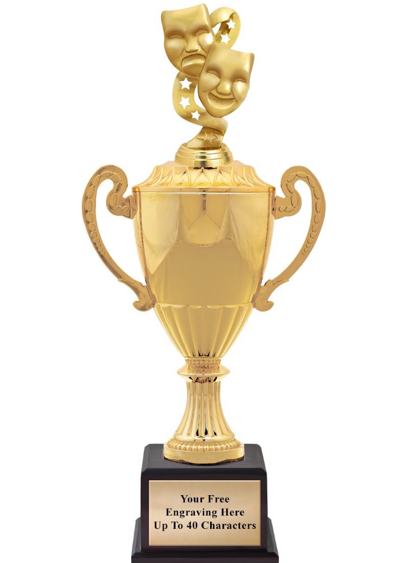 16 3/4" SOVEREIGN CUP W/FIGURE