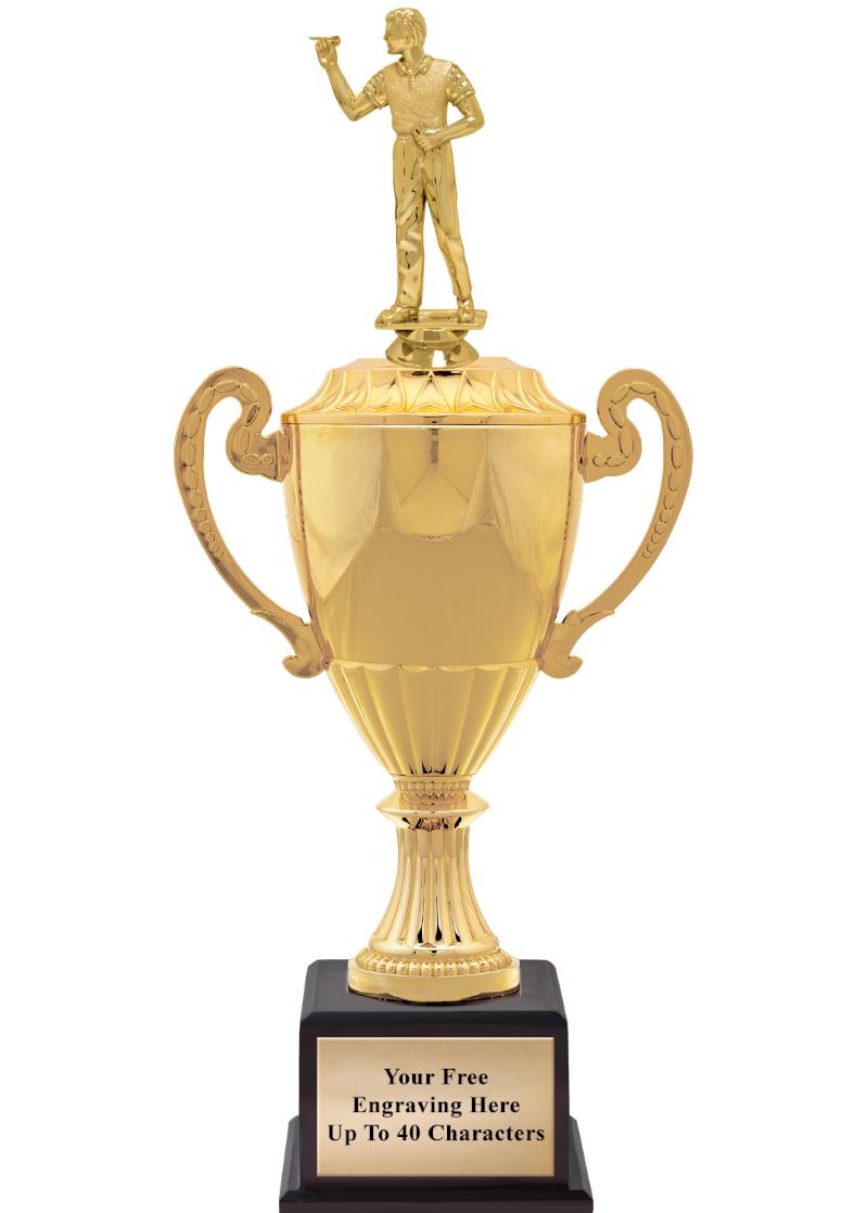 16 3/4" SOVEREIGN CUP W/FIGURE