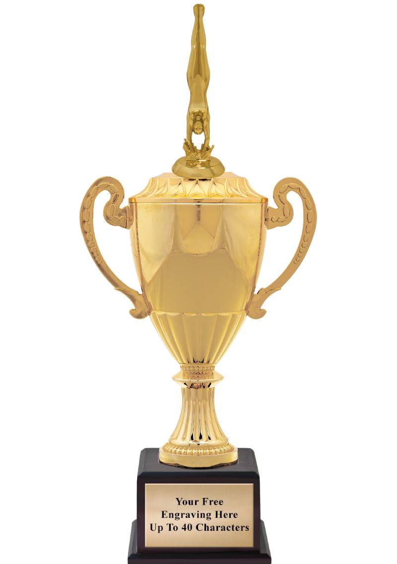 16 3/4" SOVEREIGN CUP W/FIGURE