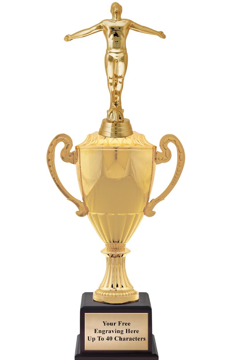 16 3/4" SOVEREIGN CUP W/FIGURE