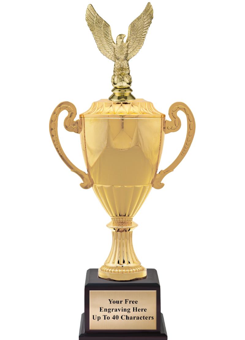 16 3/4" SOVEREIGN CUP W/FIGURE