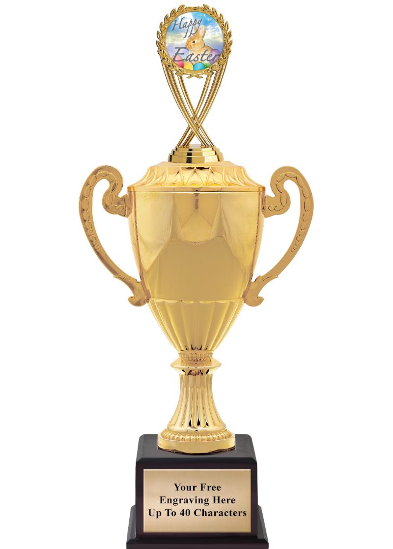 16 3/4" SOVEREIGN CUP W/FIGURE