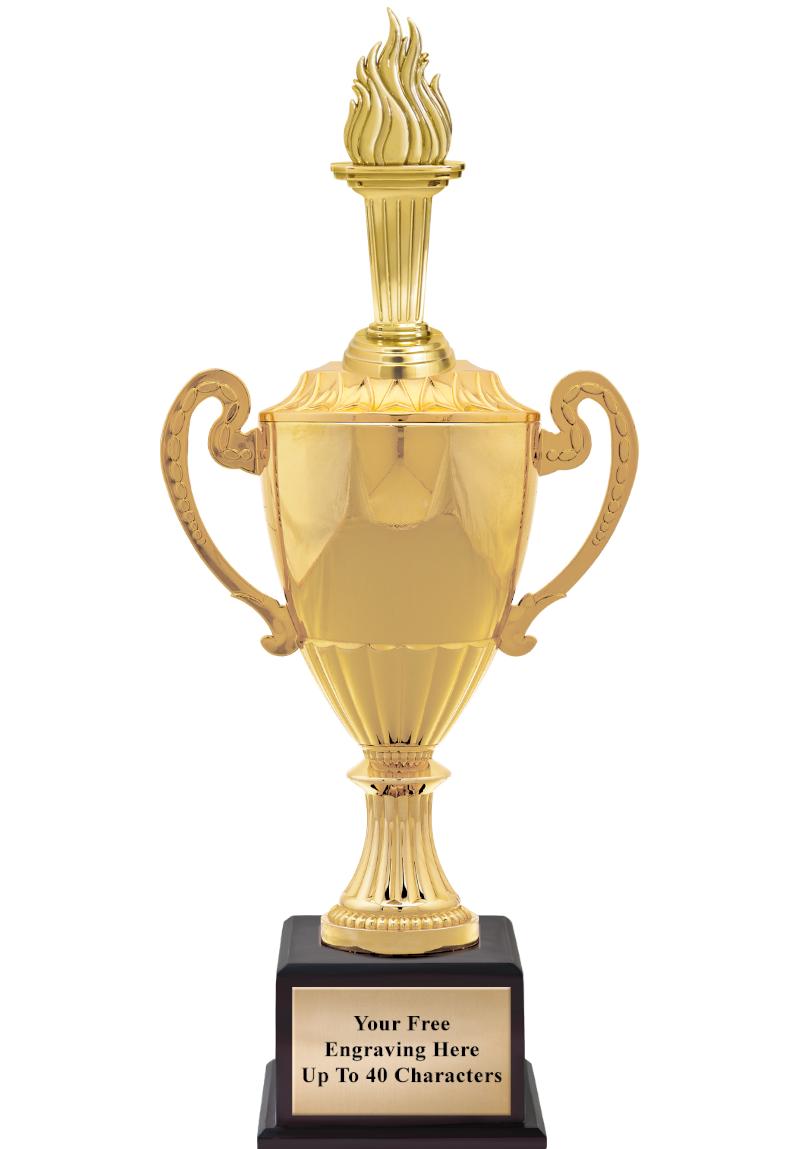 16 3/4" SOVEREIGN CUP W/FIGURE