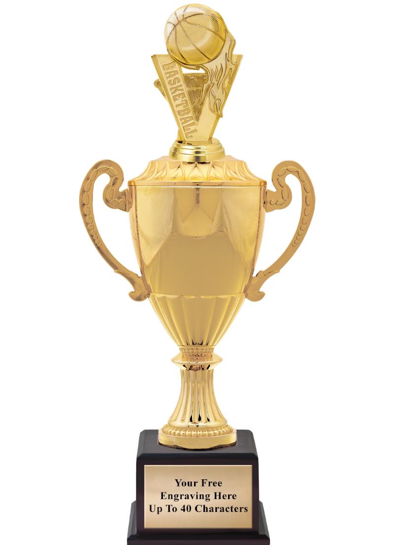 16 3/4" SOVEREIGN CUP W/FIGURE