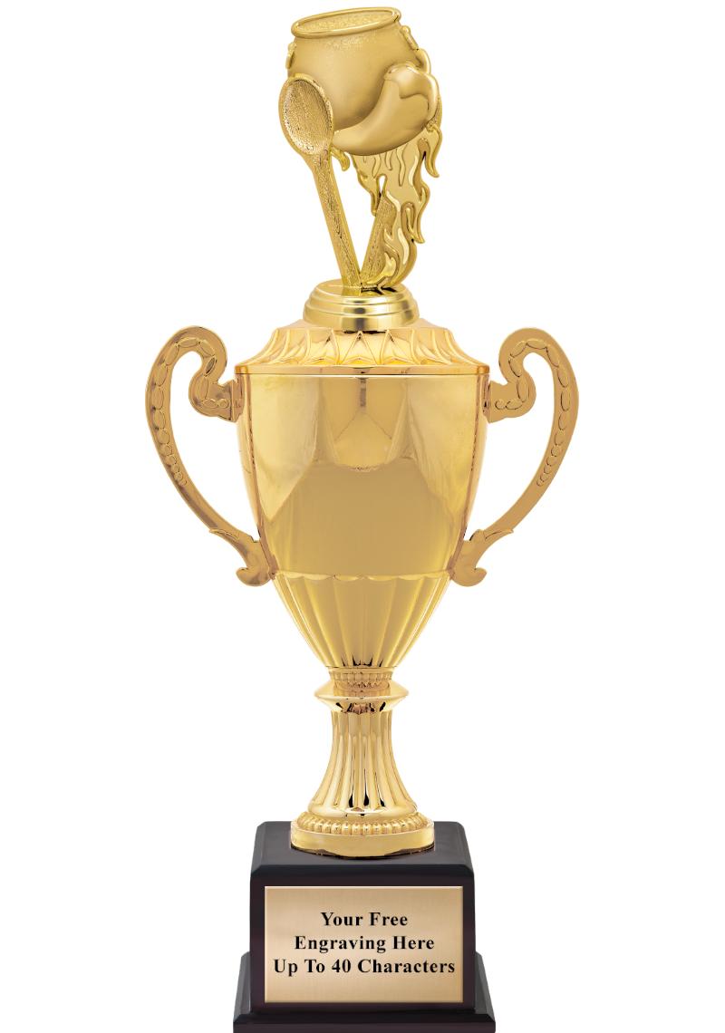 16 3/4" SOVEREIGN CUP W/FIGURE