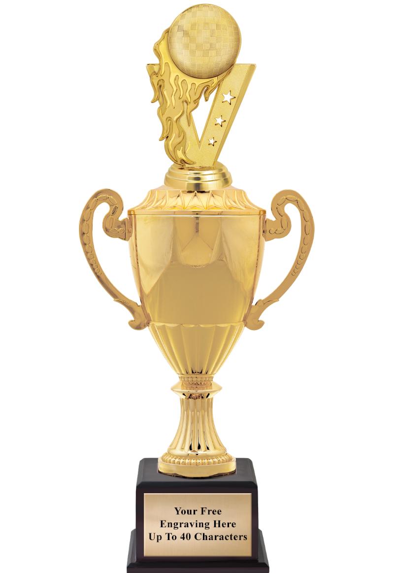 16 3/4" SOVEREIGN CUP W/FIGURE