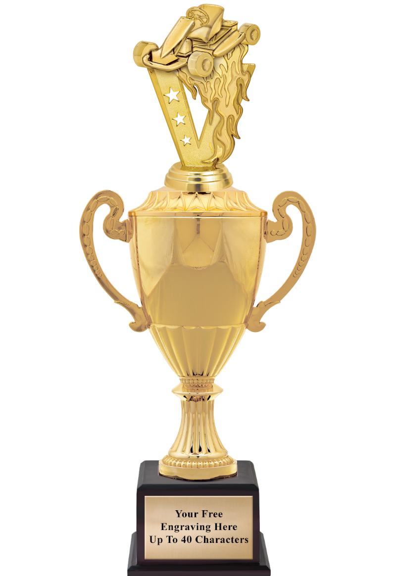 16 3/4" SOVEREIGN CUP W/FIGURE