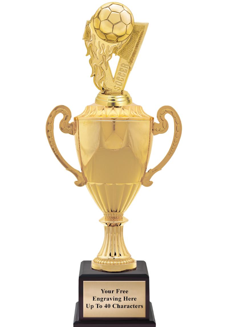 16 3/4" SOVEREIGN CUP W/FIGURE