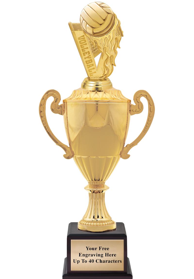 16 3/4" SOVEREIGN CUP W/FIGURE