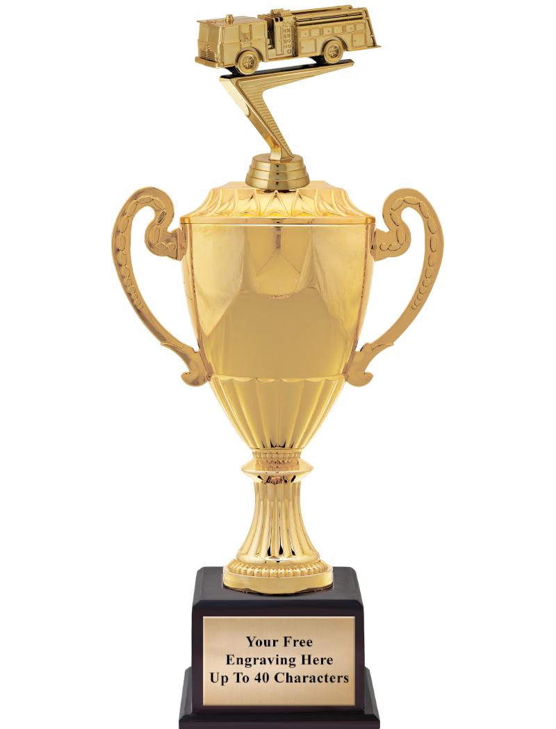 16 3/4" SOVEREIGN CUP W/FIGURE