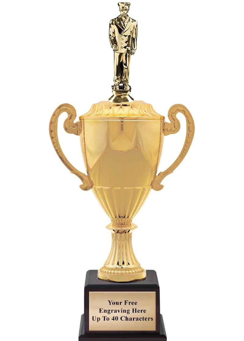 16 3/4" SOVEREIGN CUP W/FIGURE