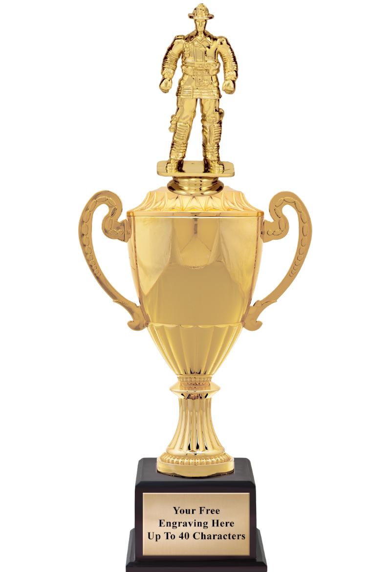 16 3/4" SOVEREIGN CUP W/FIGURE