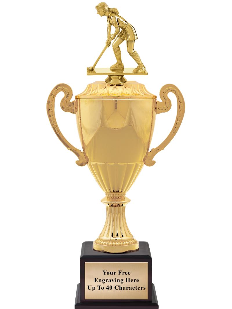 16 3/4" SOVEREIGN CUP W/FIGURE