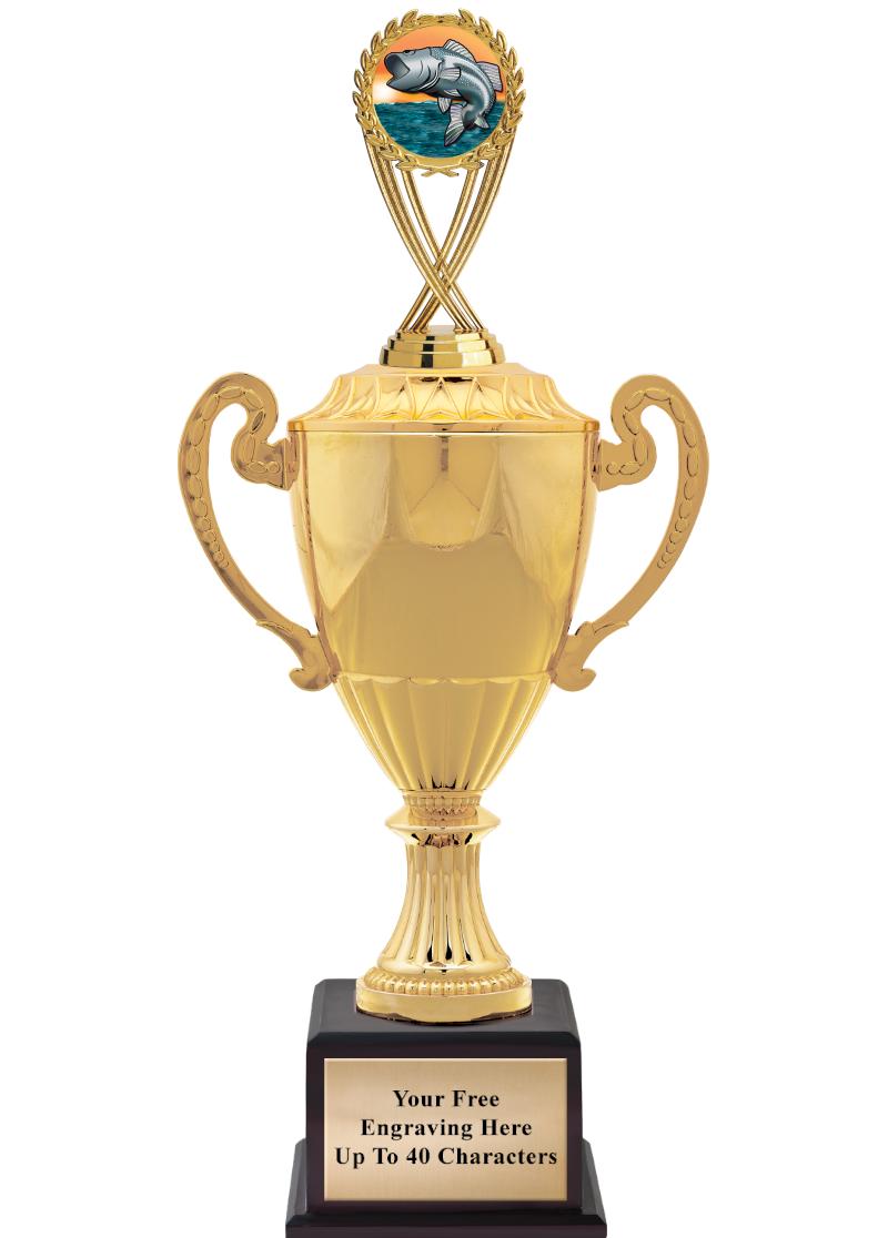 16 3/4" SOVEREIGN CUP W/FIGURE