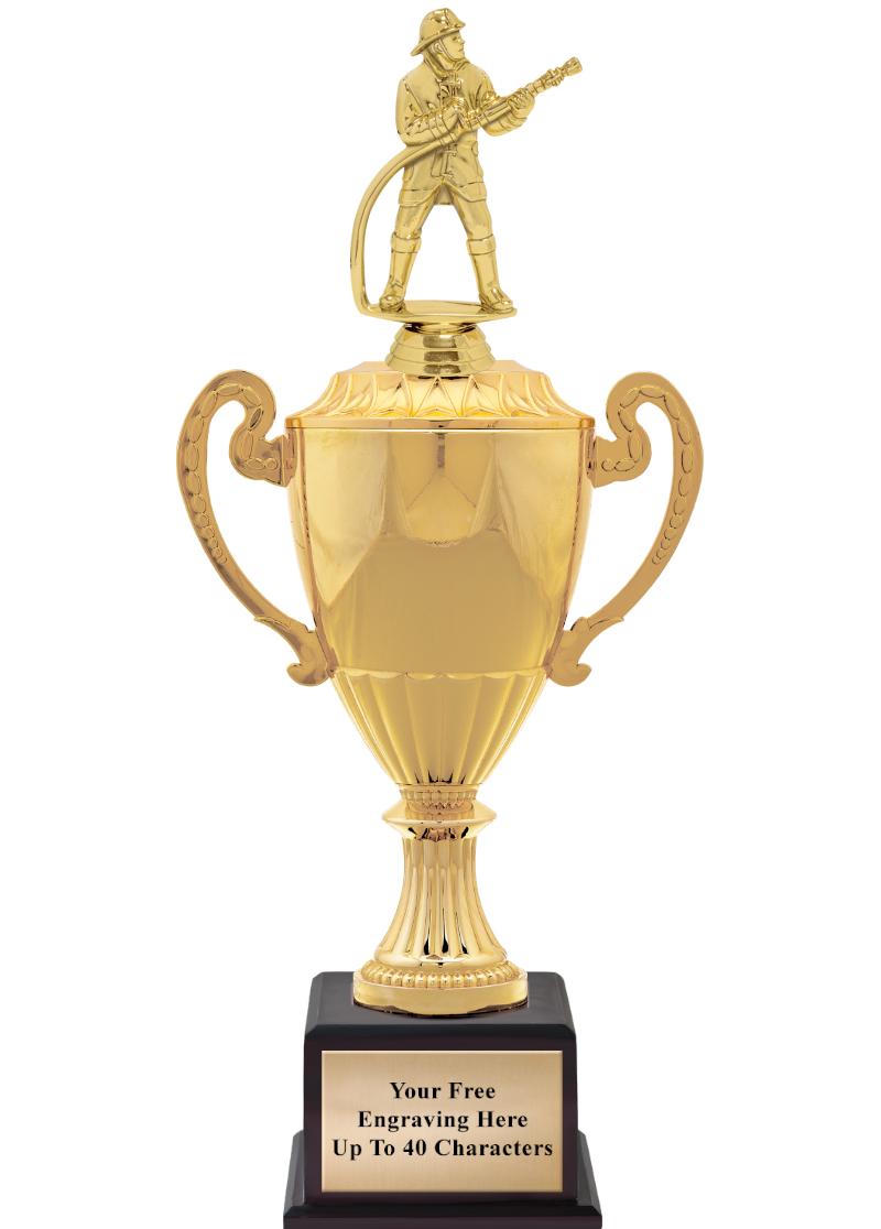 16 3/4" SOVEREIGN CUP W/FIGURE