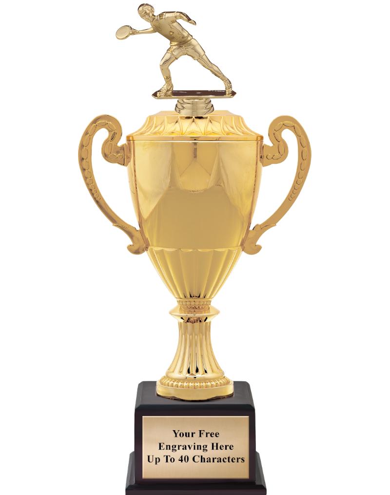 16 3/4" SOVEREIGN CUP W/FIGURE