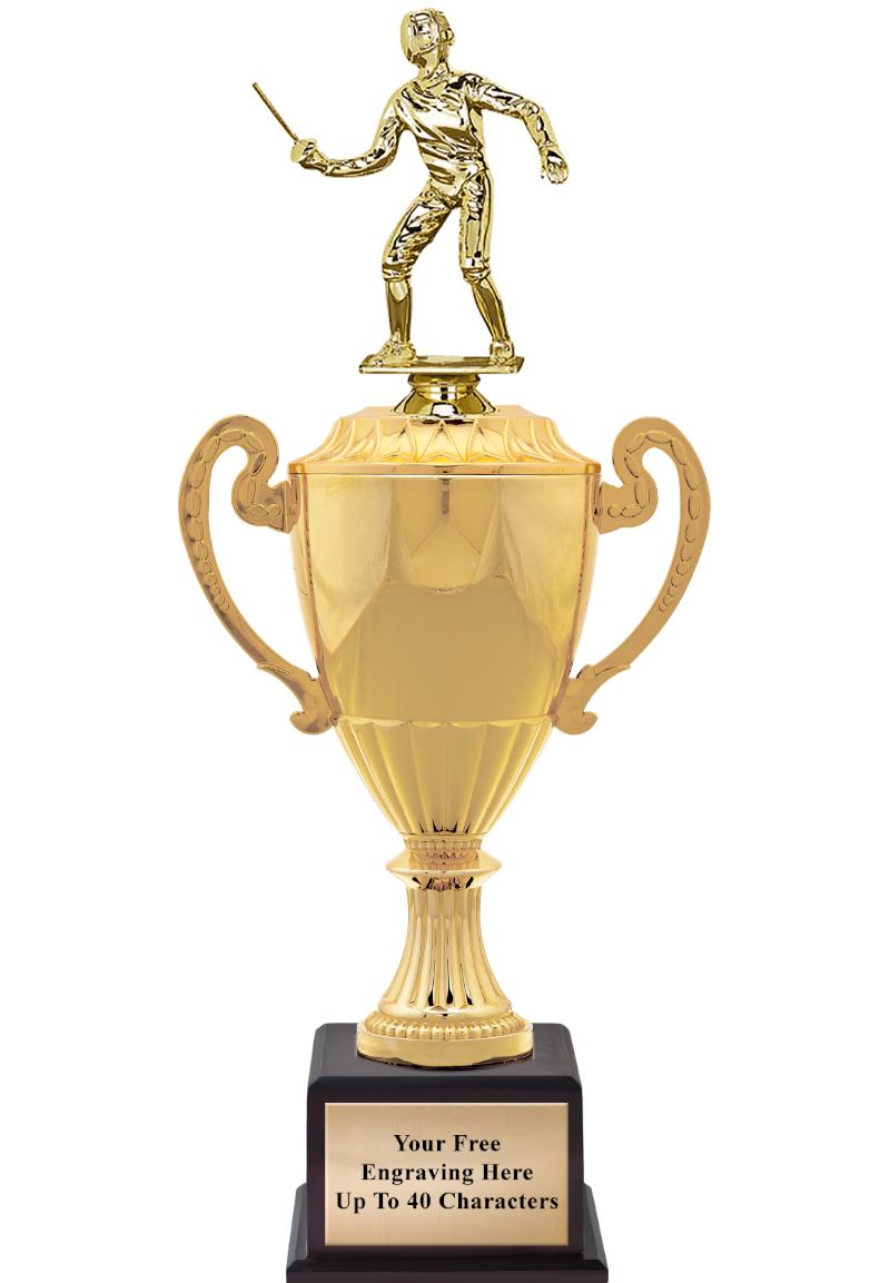 16 3/4" SOVEREIGN CUP W/FIGURE